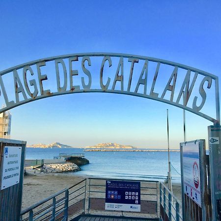Vue Mer Plage Catalans Vieux Port Clim - 2 Chambres Марсель Экстерьер фото