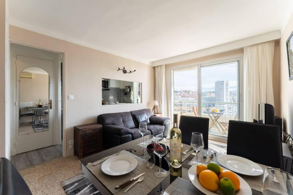 Vue Mer Plage Catalans Vieux Port Clim - 2 Chambres Марсель Экстерьер фото